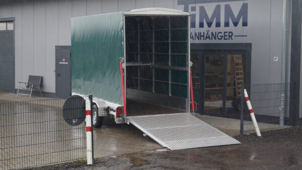 Tieflader C-C Anhänger Timm 9CC 3500kg Vollaluminium – Bild 5
