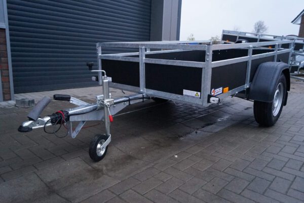 Tieflader 255x133cm 1350kg gebremst Holz Anhänger