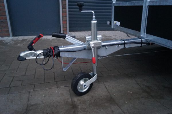 Tieflader 255x133cm 1350kg gebremst Holz Anhänger – Bild 2
