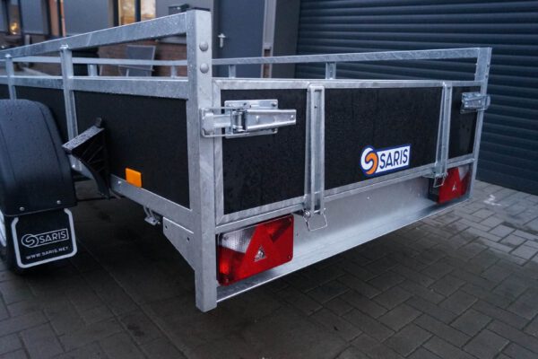 Tieflader 255x133cm 1350kg gebremst Holz Anhänger – Bild 4
