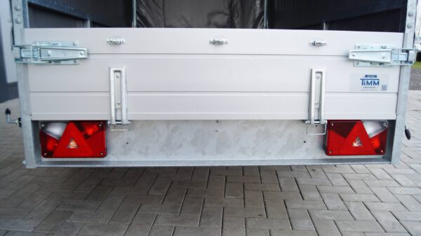 Tieflader 255x133cm 750kg Hochplane grau 140cm – Bild 9