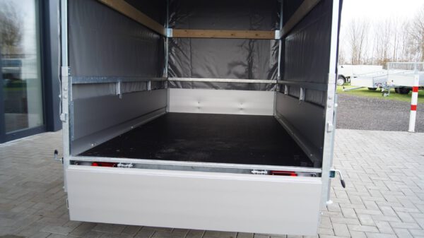 Tieflader 255x133cm 750kg Hochplane grau 140cm – Bild 11