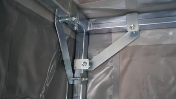 Tieflader 255x133cm 750kg Hochplane grau 140cm – Bild 12