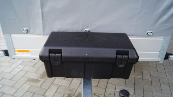 Tieflader 255x133cm 750kg Hochplane grau 140cm – Bild 6