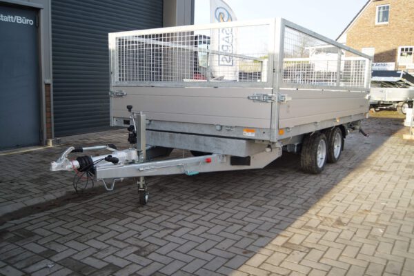 Dreiseitenkipper 406 204 3500kg Elektrisch Laubgitter – Bild 2