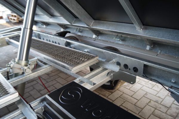 Dreiseitenkipper 406 204 3500kg Elektrisch Laubgitter – Bild 7