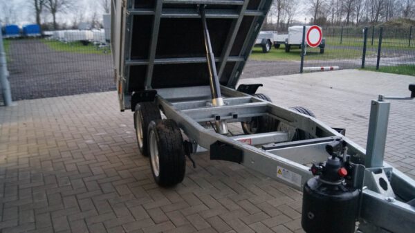Heckkipper 276 150 2000kg Handpumpe Stahlblechaufsatzwände – Bild 7