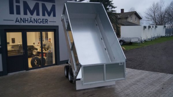 Heckkipper 276 150 2000kg Handpumpe Stahlblechaufsatzwände – Bild 6
