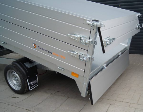 Heckkipper 256 150 1500kg Handpumpe Aufsatzwände – Bild 6