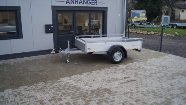 Tieflader 255x153cm 1500kg LED gebremst Rampenschacht