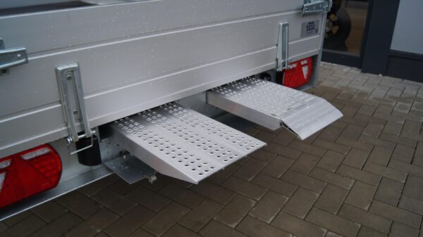Tieflader 255x153cm 1500kg LED gebremst Rampenschacht – Bild 10