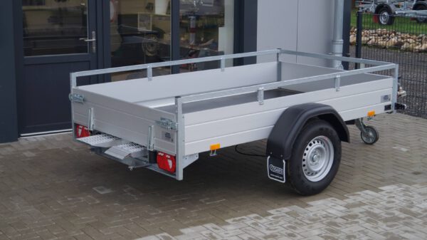 Tieflader 255x153cm 1500kg LED gebremst Rampenschacht – Bild 2