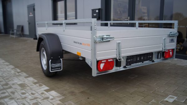 Tieflader 255x153cm 1500kg LED gebremst Rampenschacht – Bild 7
