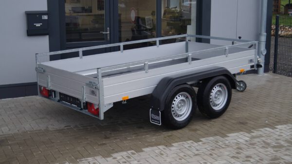 Tieflader 305x153cm 2700kg gebremst Rampenschacht – Bild 3