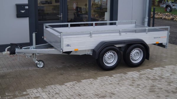 Tieflader 305x153cm 2700kg gebremst Rampenschacht – Bild 2