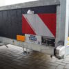 Tieflader 255x133cm 1350kg gebremst Holz Sonderrampe Warnmarkierung – Bild 12