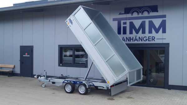Dreiseitenkipper 356 184 3500kg Elektrisch Stahlaufsatzwände – Bild 3