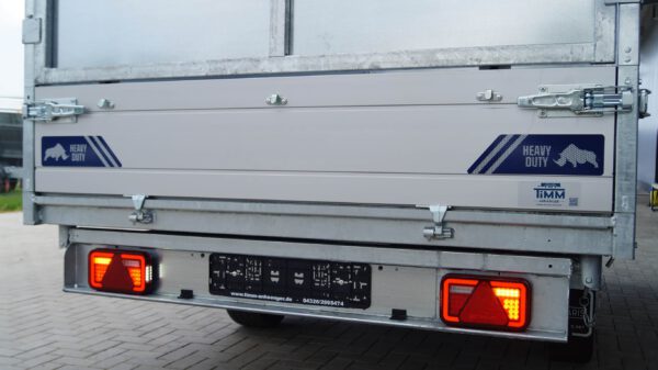 Dreiseitenkipper 356 184 3500kg Elektrisch Stahlaufsatzwände – Bild 7