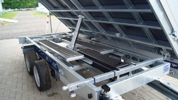 Dreiseitenkipper 356 184 3500kg Elektrisch Stahlaufsatzwände – Bild 9