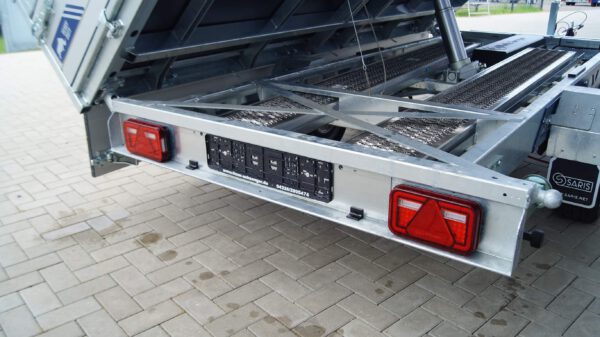 Dreiseitenkipper 356 184 3500kg Elektrisch Stahlaufsatzwände – Bild 15
