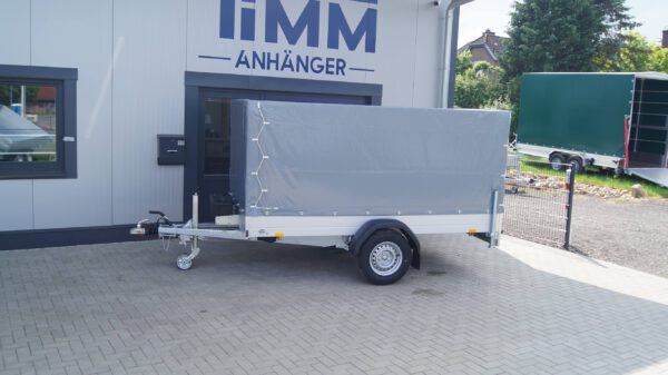 Tieflader 305x153cm 1500kg Hochplane Grau 140cm