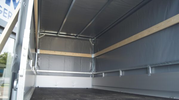 Tieflader 305x153cm 1500kg Hochplane Grau 140cm – Bild 11
