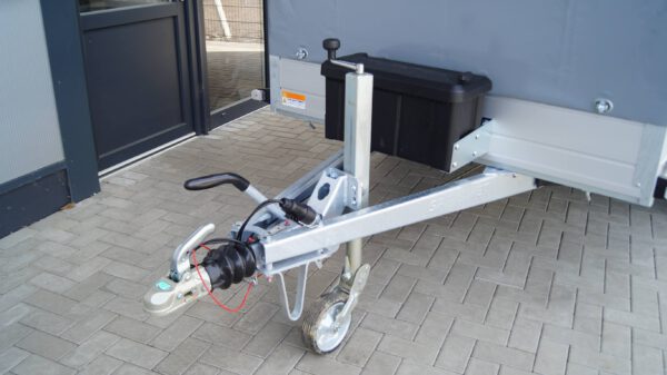 Tieflader 305x153cm 1500kg Hochplane Grau 140cm – Bild 7