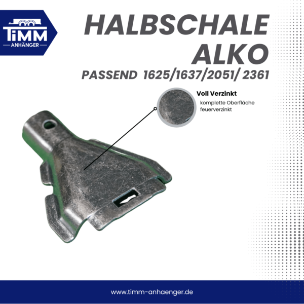 Halbschale passend Alko Radbremse