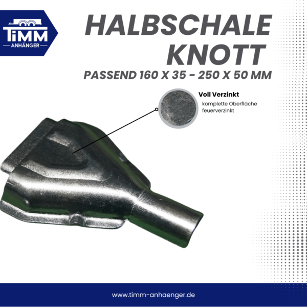 Halbschale passend Knott Radbremse