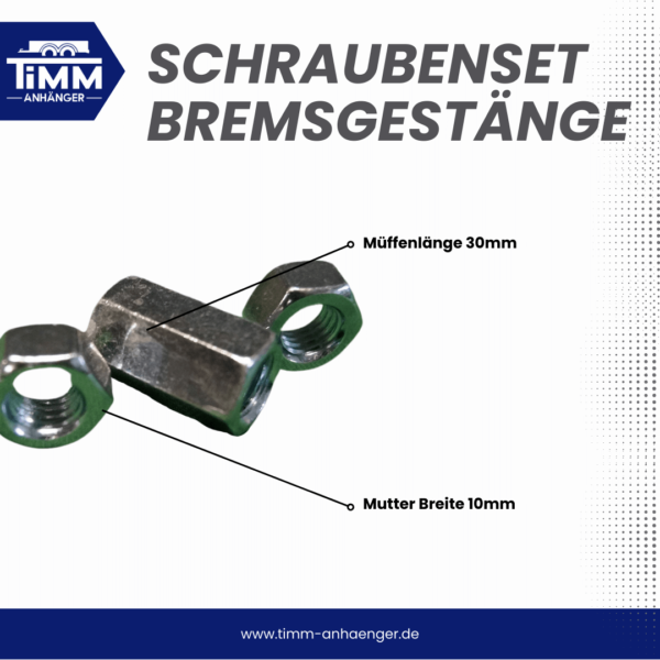 Schraubenset Bremsgestänge – Bild 2