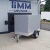 Tieflader 255x133cm 1350kg Hochplane grau 140cm