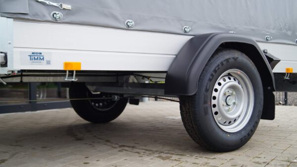 Tieflader 255x133cm 1350kg Hochplane grau 140cm – Bild 10