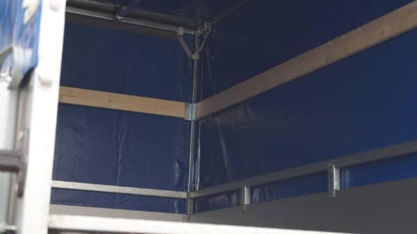 Tieflader 305x153cm 2000kg Hochplane Blau Rampen 100kmh – Bild 6
