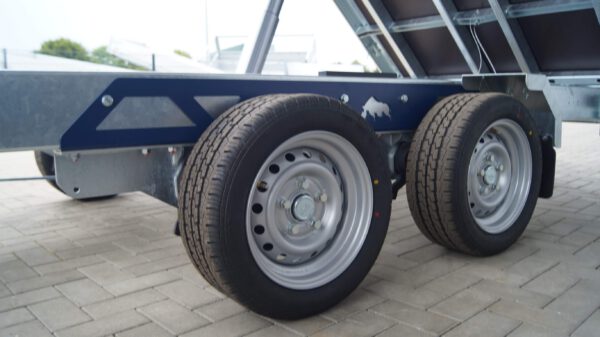 Dreiseitenkipper 406 204 3500kg verstärkt Stahlaufsatzwände Flachplane – Bild 7