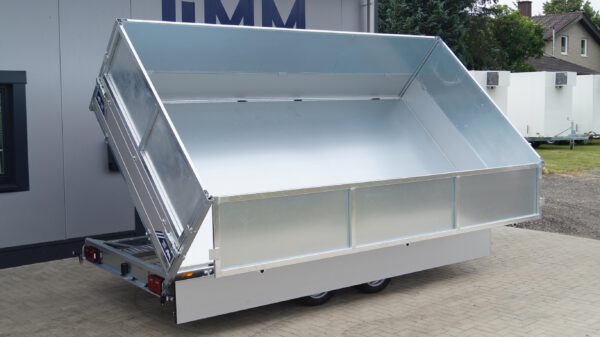 Dreiseitenkipper 406 204 3500kg verstärkt Stahlaufsatzwände – Bild 3
