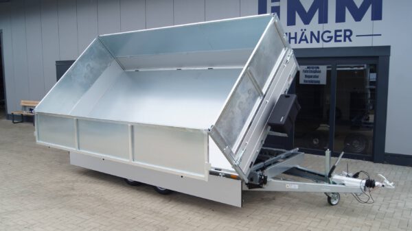 Dreiseitenkipper 406 204 3500kg verstärkt Stahlaufsatzwände – Bild 4