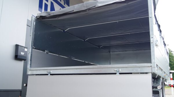 Dreiseitenkipper 406 204 3500kg verstärkt Stahlaufsatzwände Flachplane – Bild 5
