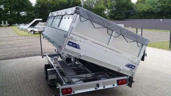Dreiseitenkipper 406 204 3500kg verstärkt Stahlaufsatzwände Flachplane – Bild 4