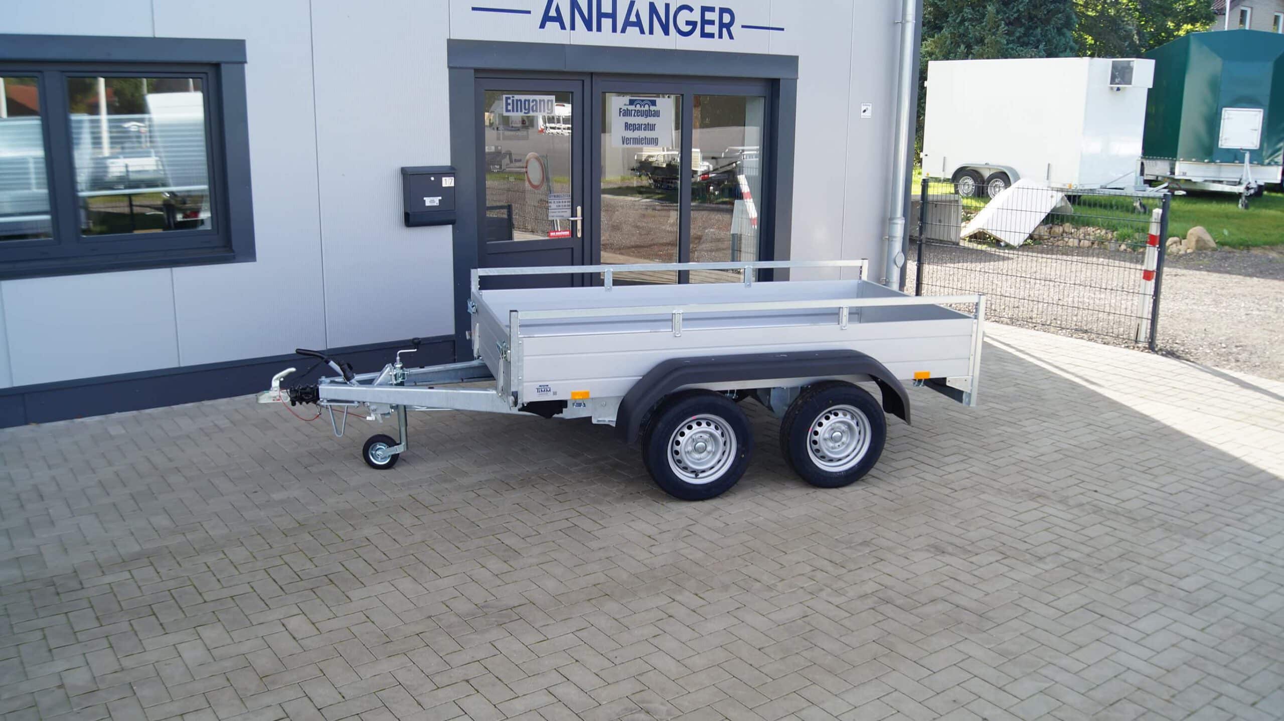 Tieflader 255x133cm 2000kg Klappe vorne