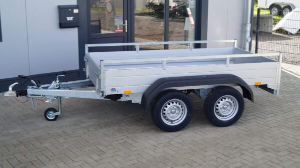 Tieflader 255x133cm 2000kg Klappe vorne – Bild 2
