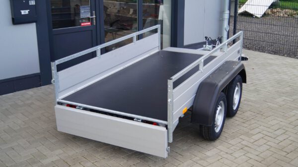 Tieflader 255x133cm 2000kg Klappe vorne – Bild 3