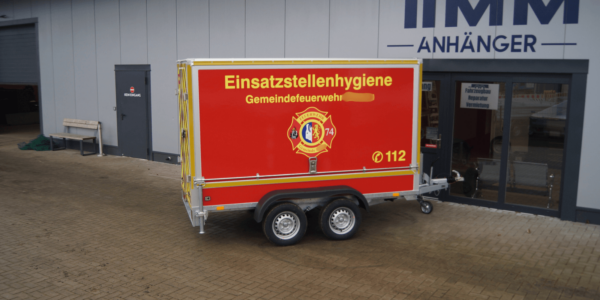 Kofferanhänger 306x154x180 2000kg Feuerwehr Einsatzstellenhygiene