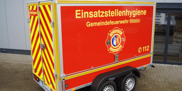 Kofferanhänger 306x154x180 2000kg Feuerwehr Einsatzstellenhygiene – Bild 3