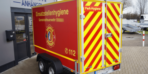Kofferanhänger 306x154x180 2000kg Feuerwehr Einsatzstellenhygiene – Bild 4