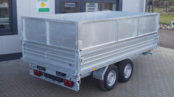 Dreiseitenkipper 360 176 3500kg Elektrisch Stahl Aufsatzwände – Bild 6