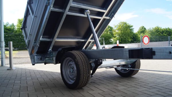 Heckkipper 256 150 1500kg Stahlaufsatzwände Flachplane – Bild 5