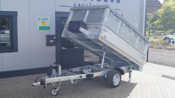 Heckkipper 256 150 1500kg Stahlaufsatzwände Flachplane – Bild 2