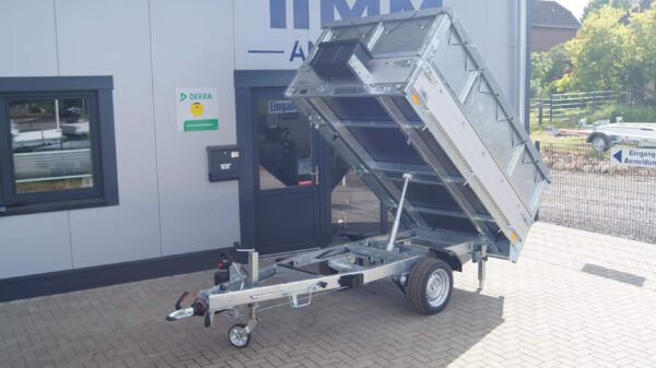 Heckkipper 256 150 1500kg Stahlaufsatzwände Flachplane – Bild 3
