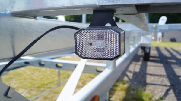 Langmaterialanhänger Rohranhänger Hochlader 10m 2700kg – Bild 14