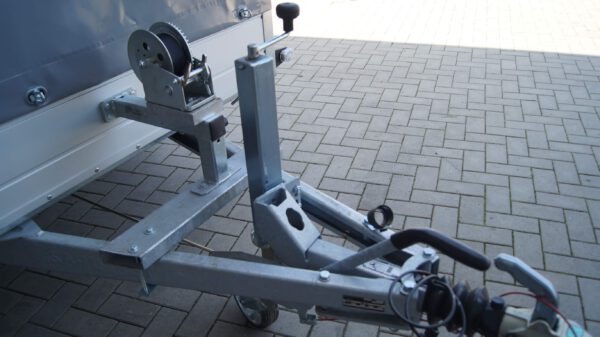 Tieflader 255x153cm 1500kg gebremst Rampe Plane Winde – Bild 5